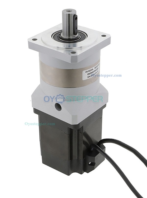 Oukeda NEMA 34 Stepper Motor with Planetary Gearbox Ratio 5:1/10:1/20:1/50:1 48V 3000RPM